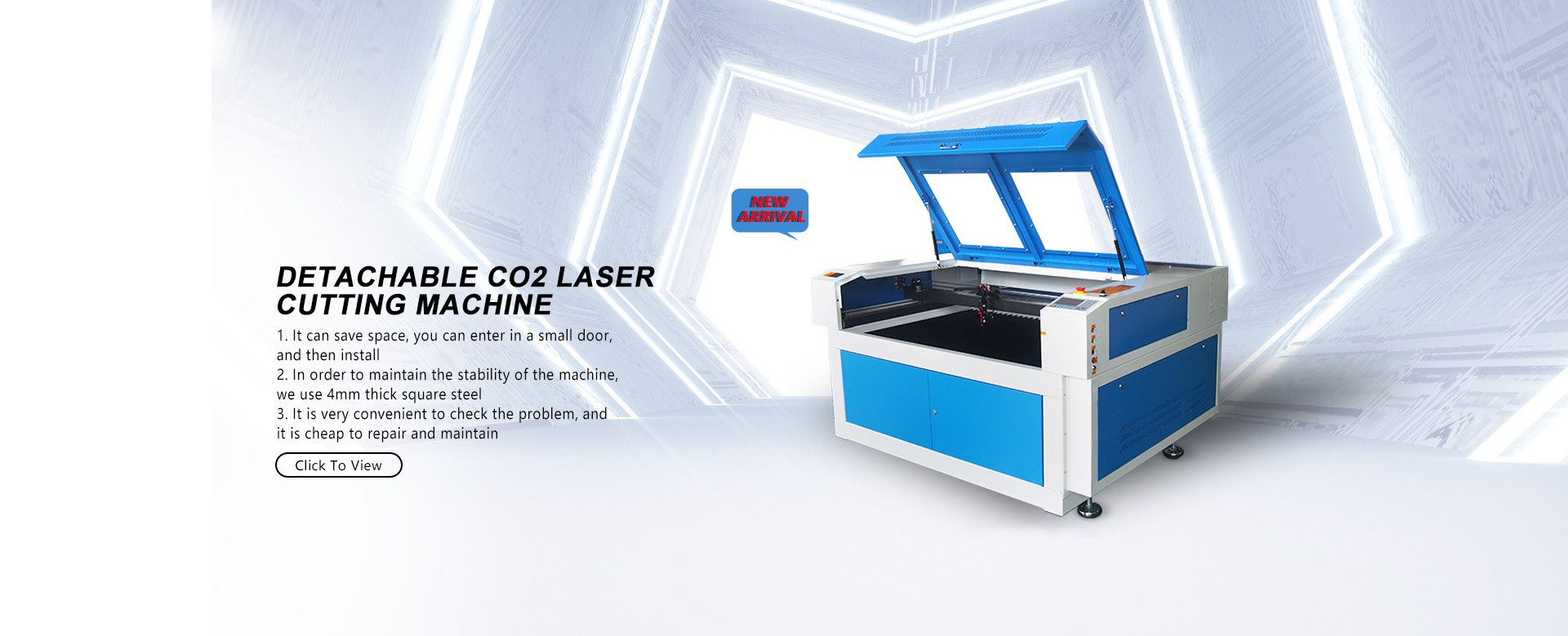 yuehualaser-Detachable CO2 Laser Cutting Machine